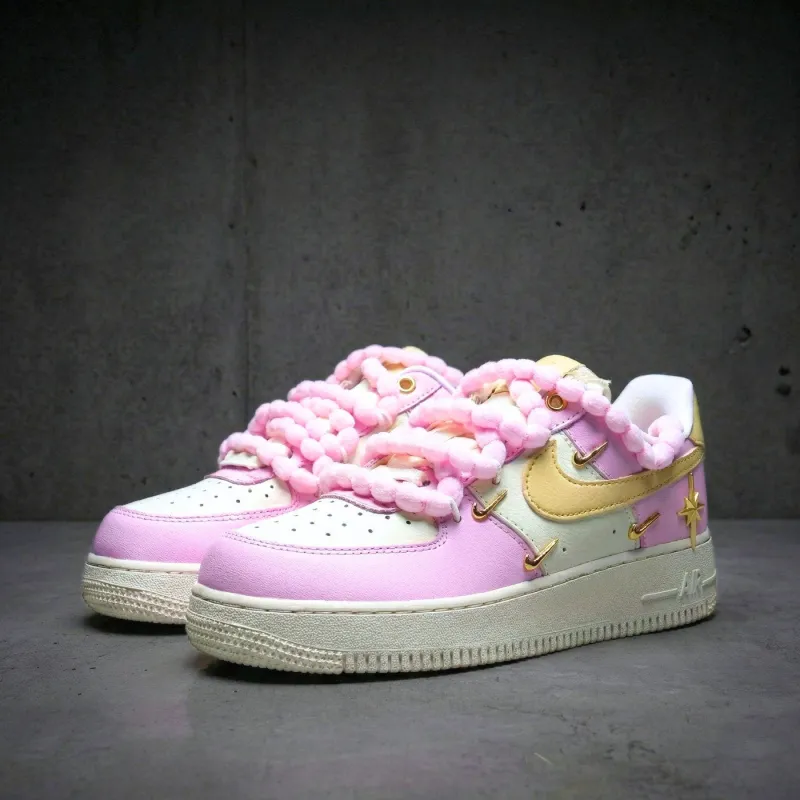Bubble Gum Fairy Air Force 1 made by Drippy Custom Many