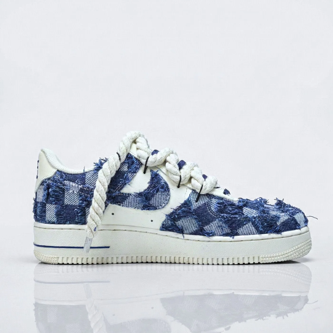 Denim Ace Air Force 1 sold by Drippy Custom Many product image thumbnail 5