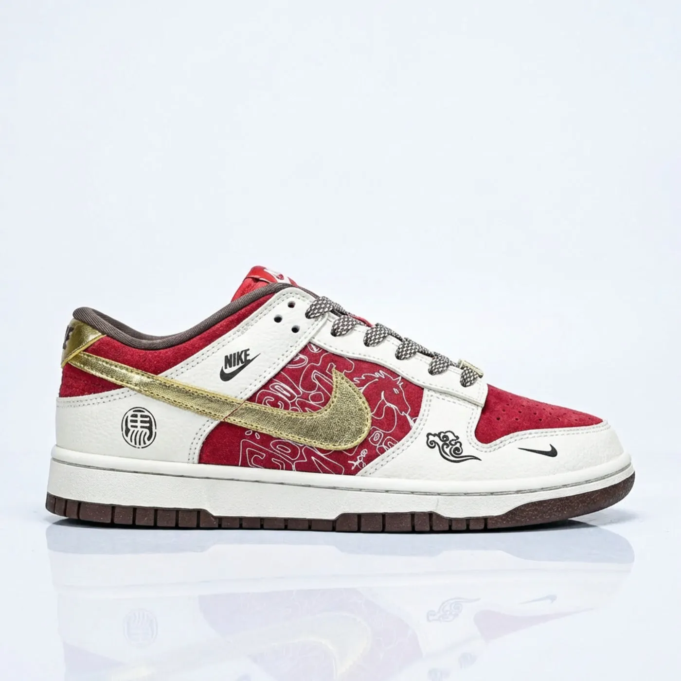 Imperial Red Dunk Low sold by Drippy Custom Many product image thumbnail 3