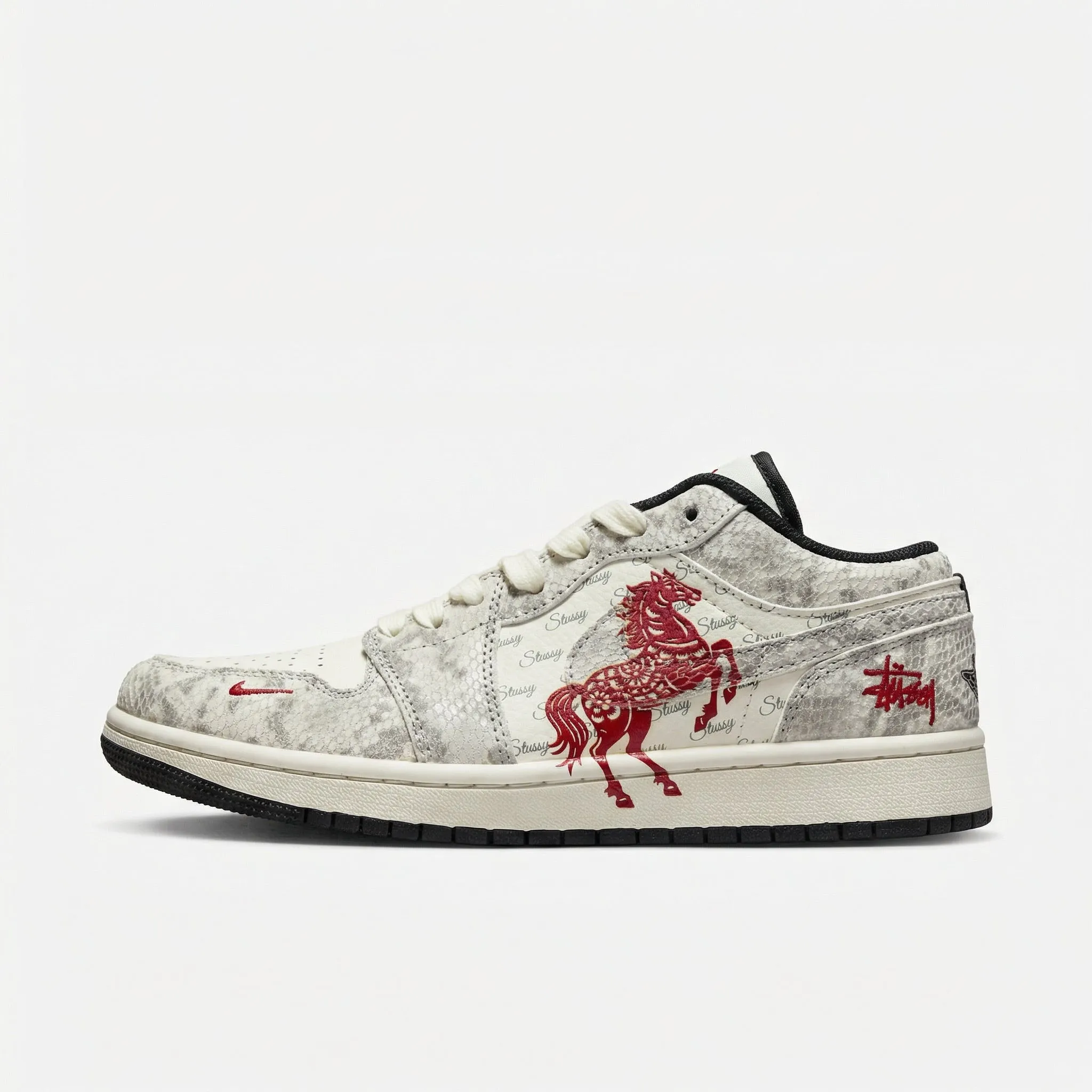 Silver Omen Air Jordan 1 sold by Drippy Custom Many product image thumbnail 3