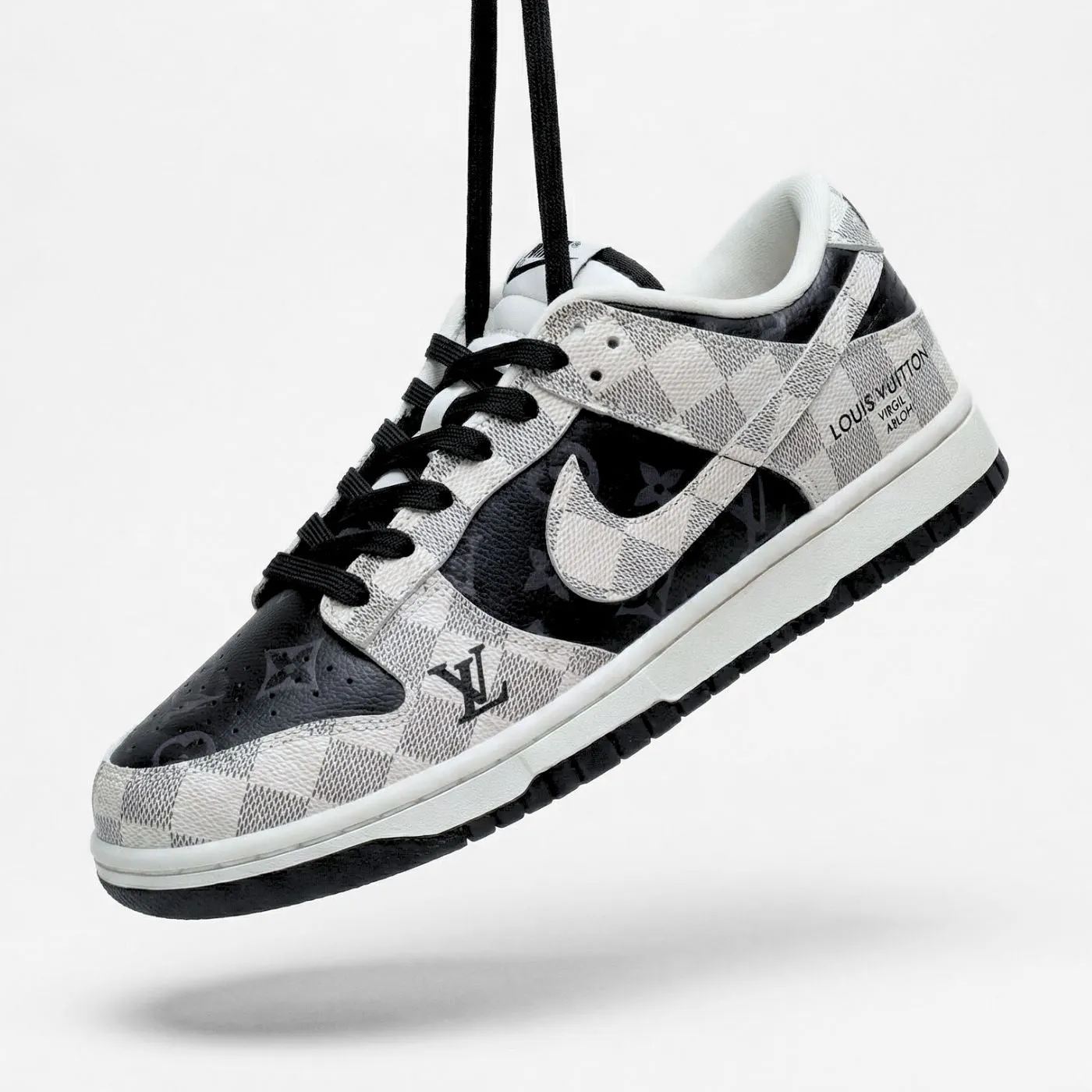 Royal Black LV Dunks Low sold by Drippy Custom Many product image thumbnail 4
