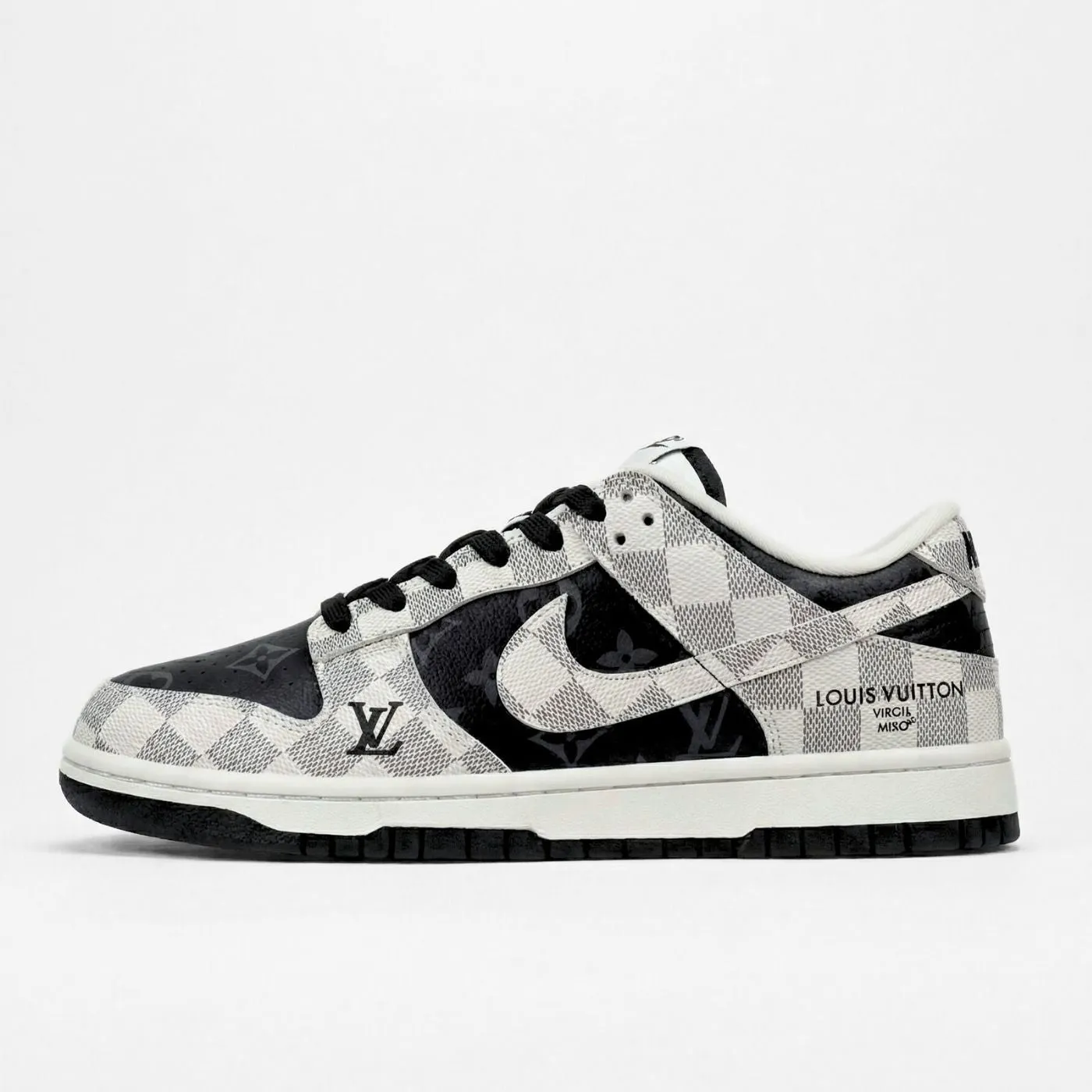 Royal Black LV Dunks Low sold by Drippy Custom Many product image thumbnail 2