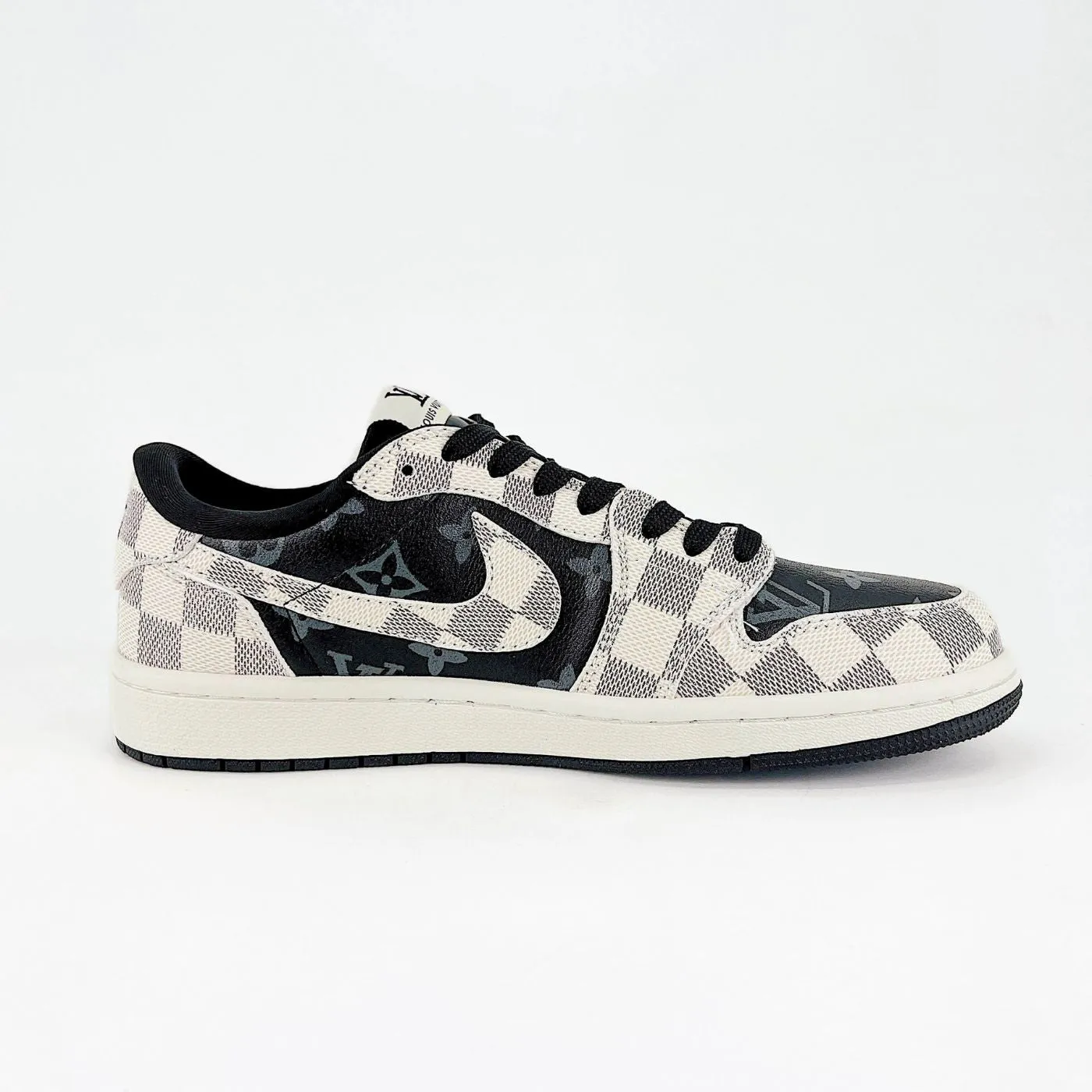 Royal Black LV Air Jordan 1 sold by Drippy Custom Many product image thumbnail 4