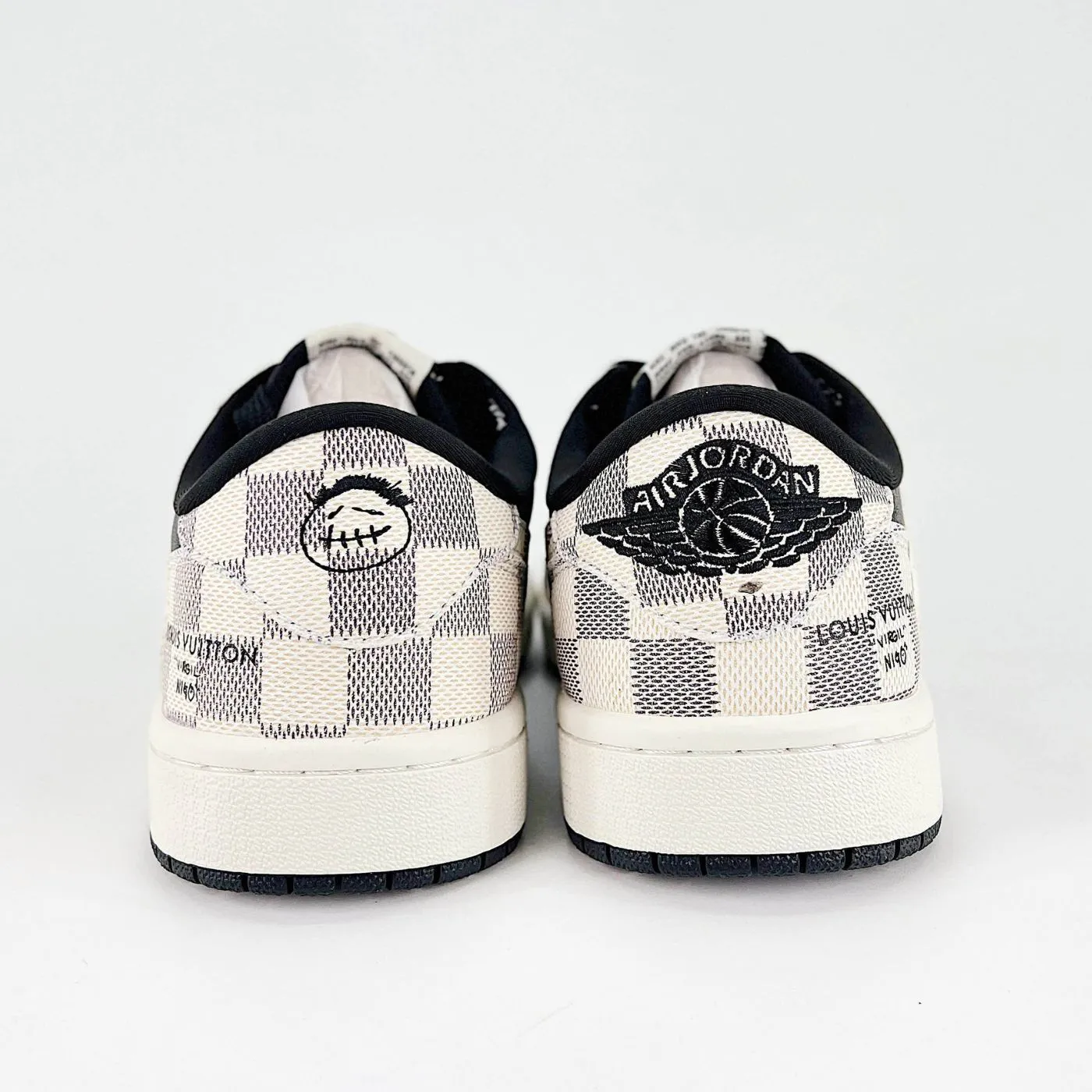 Royal Black LV Air Jordan 1 sold by Drippy Custom Many product image thumbnail 5