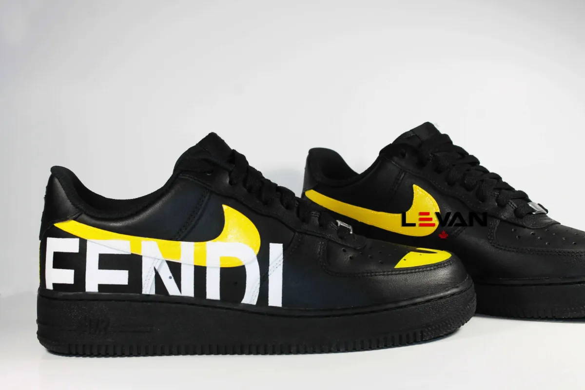 'FE' Air Force 1 sold by Drippy Custom Many
