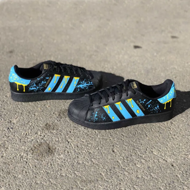'Drip' Adidas Superstar sold by Drippy Custom Many