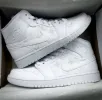 White LV Jordan 1 Mid sold by Drippy Custom Many