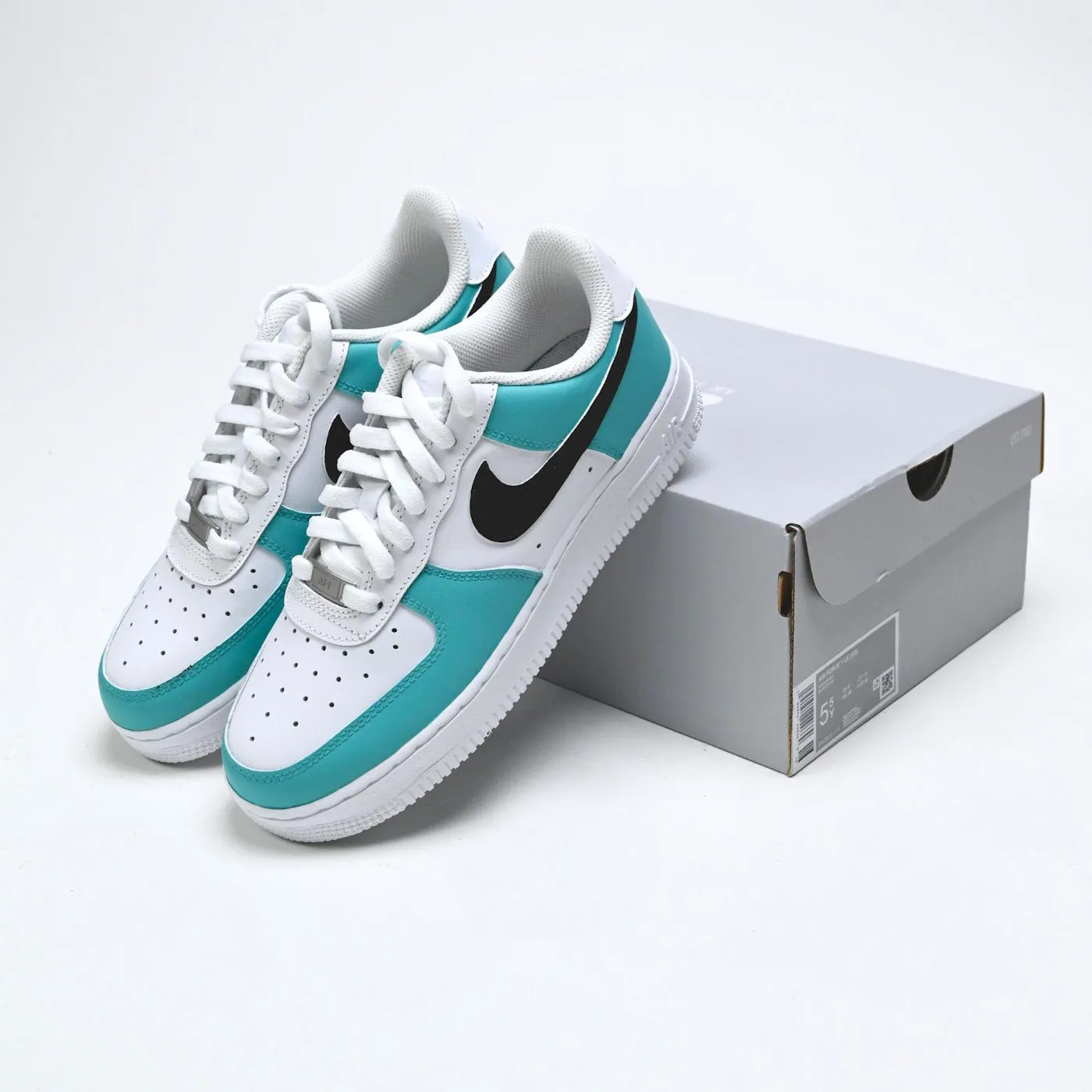 Tiffany Blue Air Force 1 sold by Drippy Custom Many product image thumbnail 3