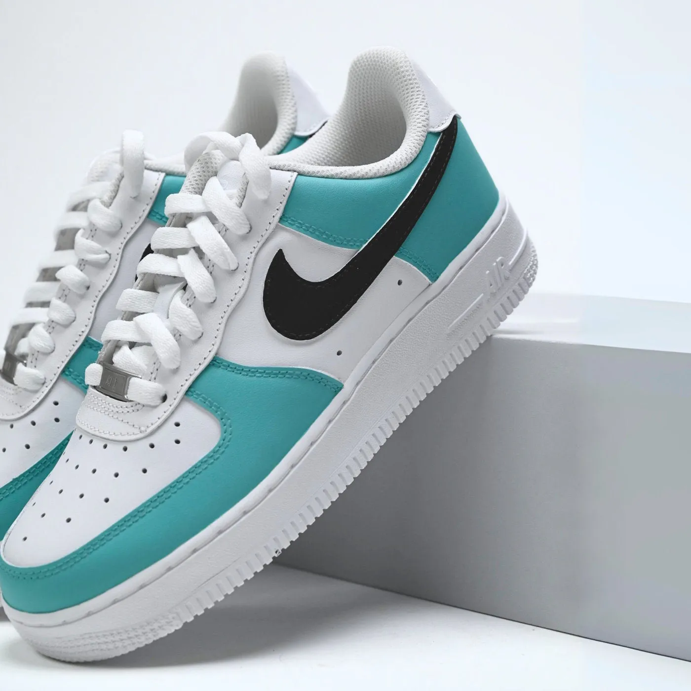 Tiffany Blue Air Force 1 sold by Drippy Custom Many product image thumbnail 4