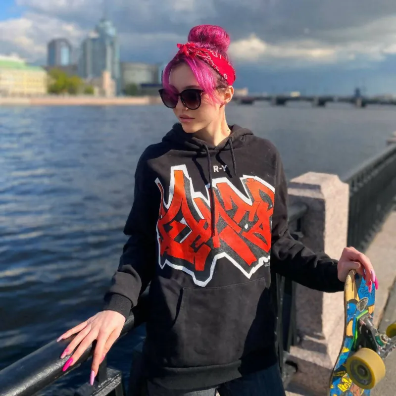 Graffititude Hoodie sold by Drippy Custom Many