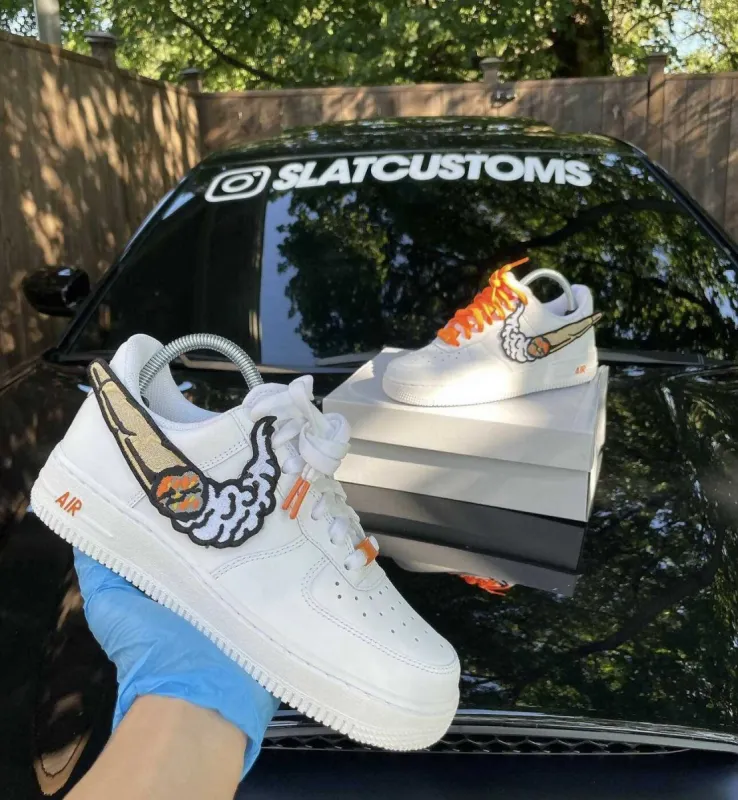 ‘Cloudy’ Air Force 1’s sold by Drippy Custom Many