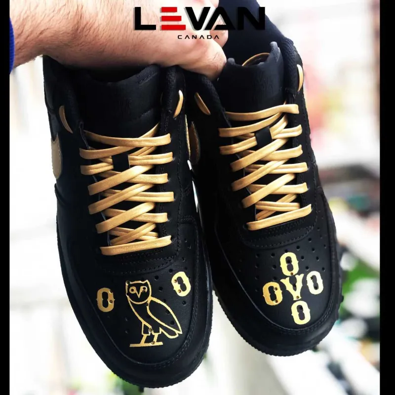 'OVO Drake Premium' Air Force 1 sold by Drippy Custom Many