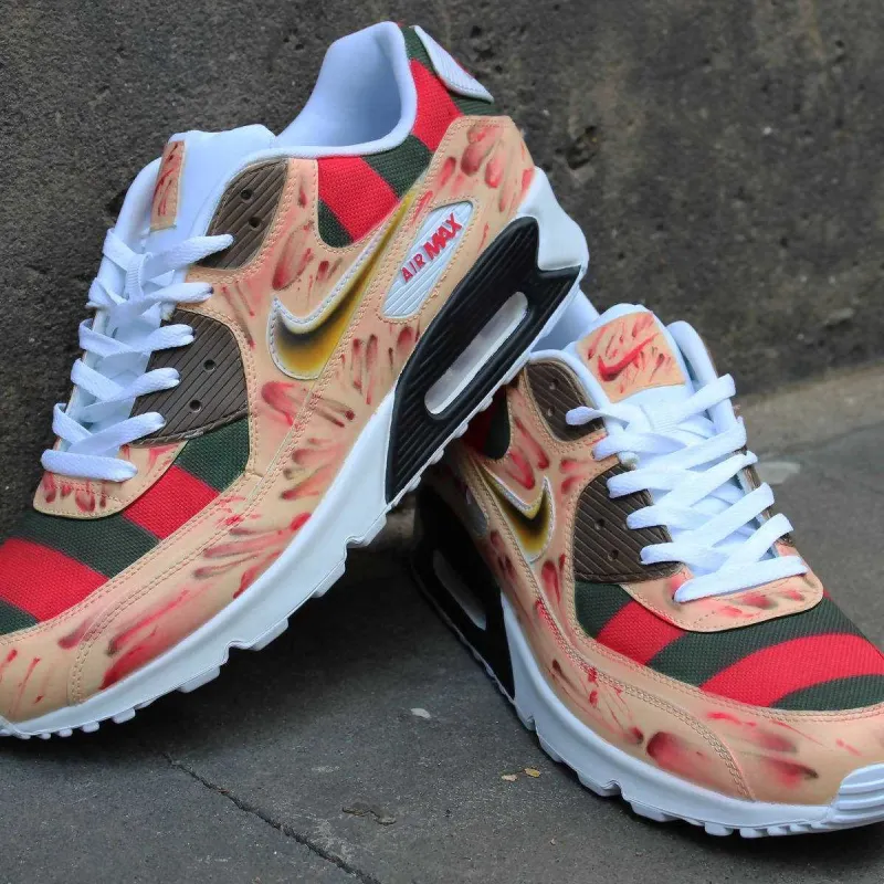 Freddy Krueger Air Max 90 sold by Drippy Custom Many