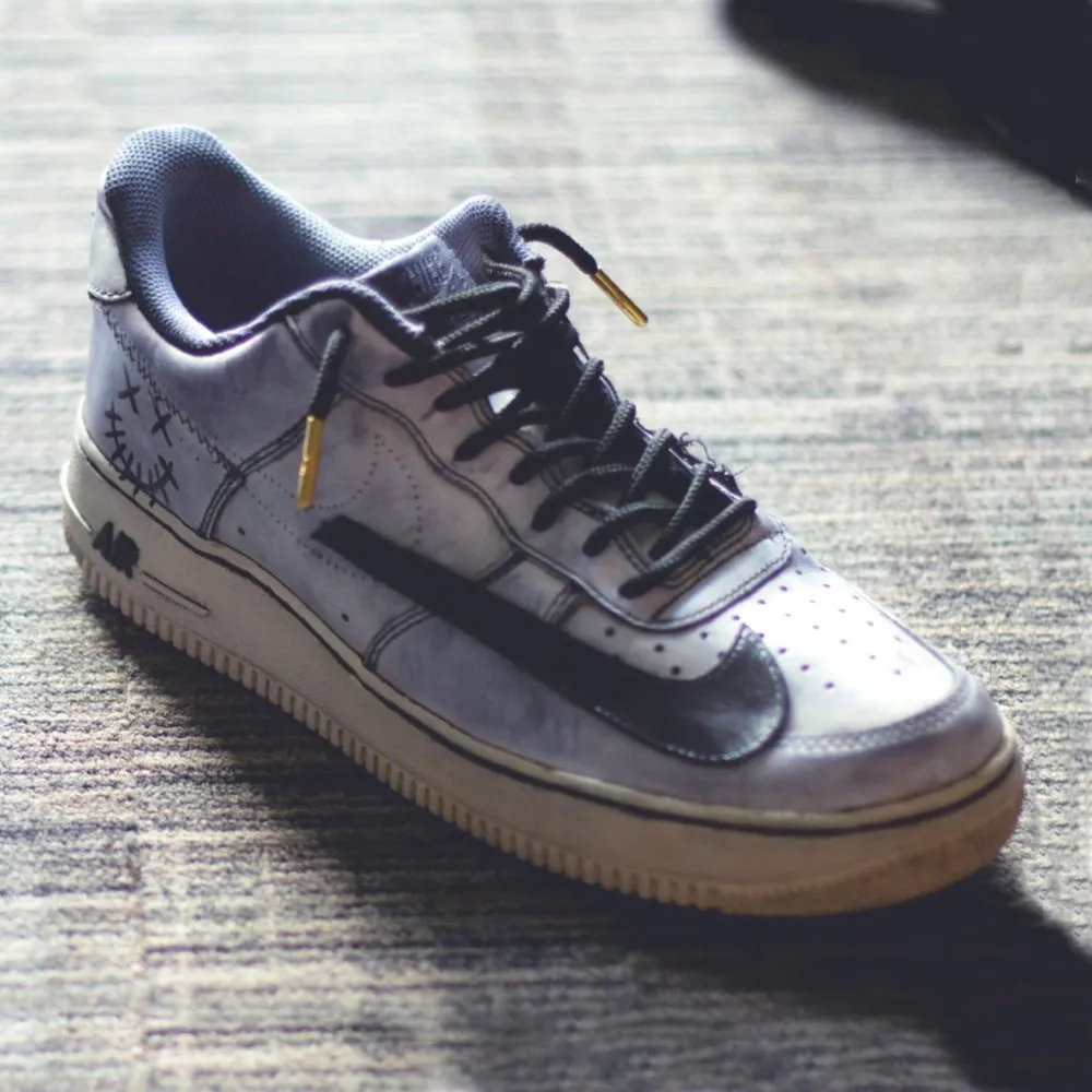 'Grey Day' Air Force 1 sold by Drippy Custom Many