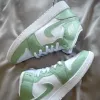 Mint Aero Jordan 1 Mid sold by Drippy Custom Many