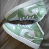 Mint Aero Jordan 1 Mid sold by Drippy Custom Many