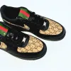 Classic GG Black Air Force 1 sold by Drippy Custom Many