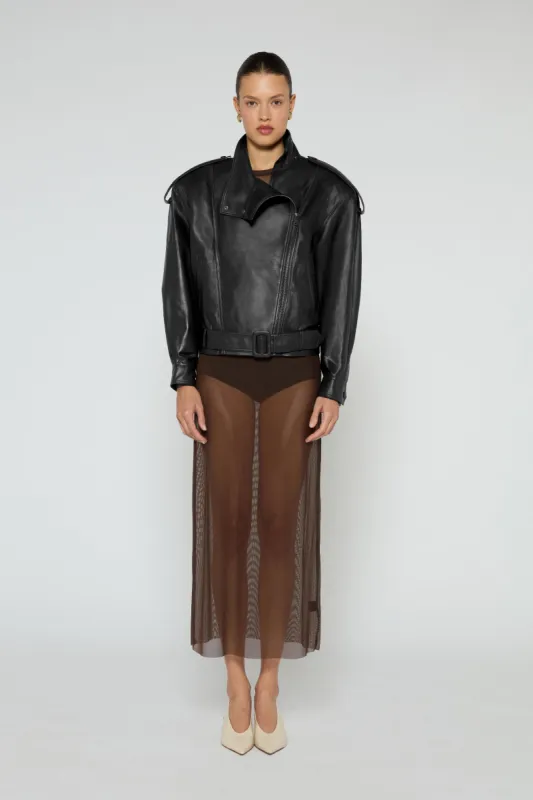 Serpa Leather Jacket sold by DUCIE