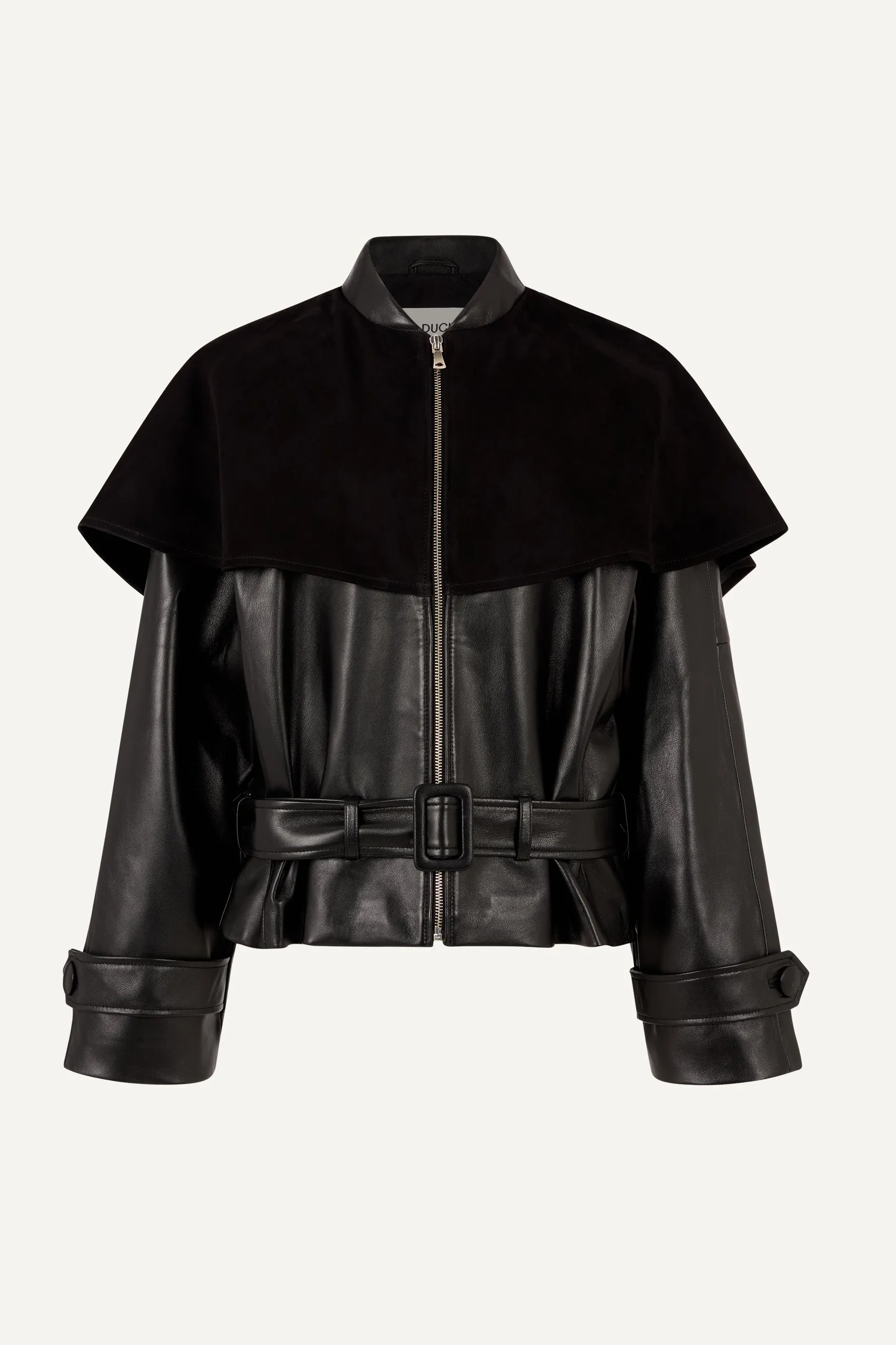 Rose Leather Jacket sold by DUCIE product image thumbnail 2