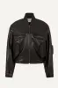 Frankie Leather Bomber sold by DUCIE