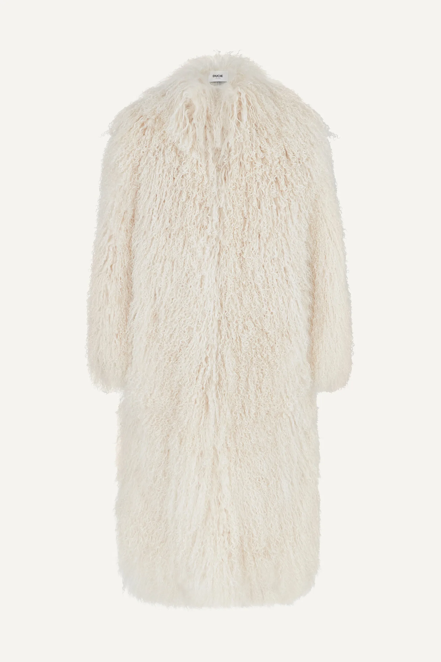 Faye Shearling Maxi Coat sold by DUCIE