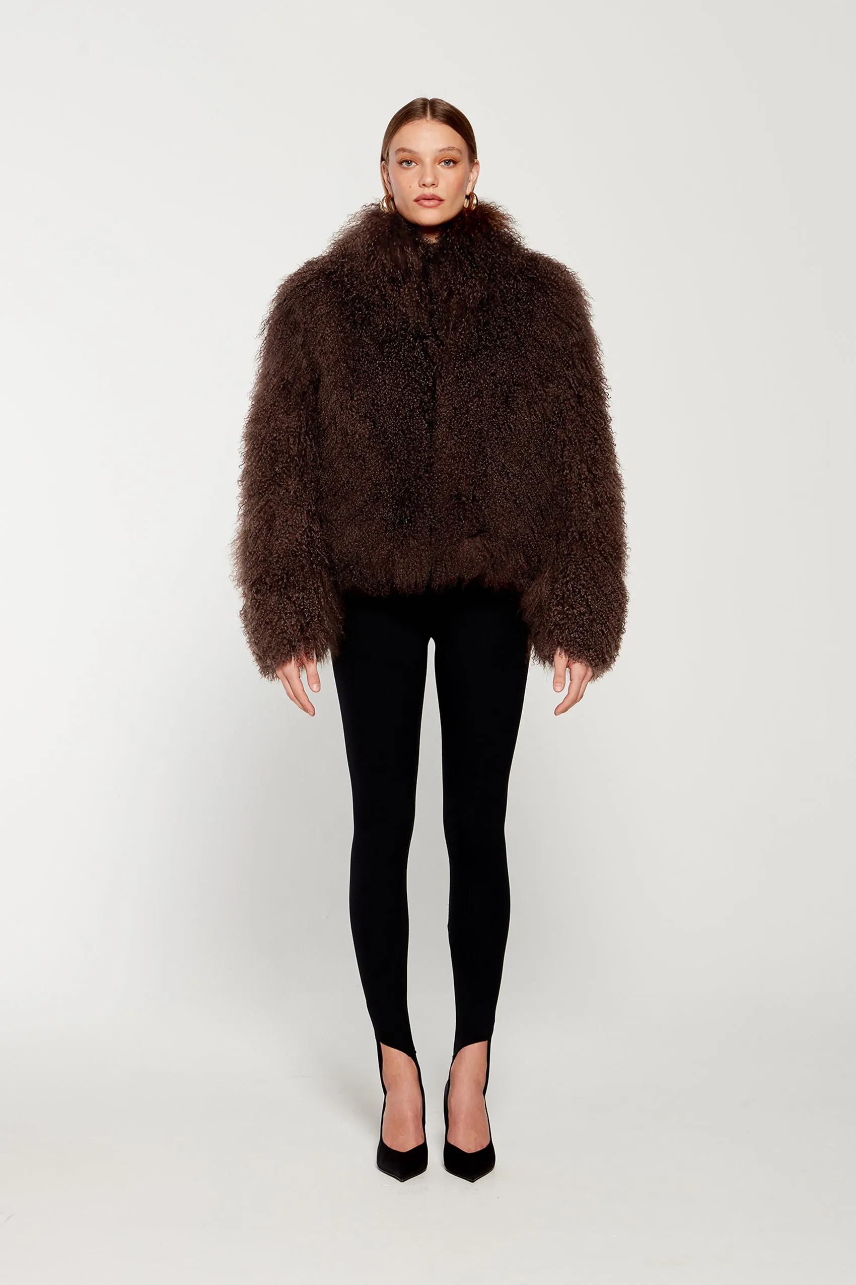 Rochelle Shearling Coat sold by DUCIE