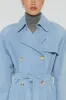 Corrin Suede Trench Coat sold by DUCIE