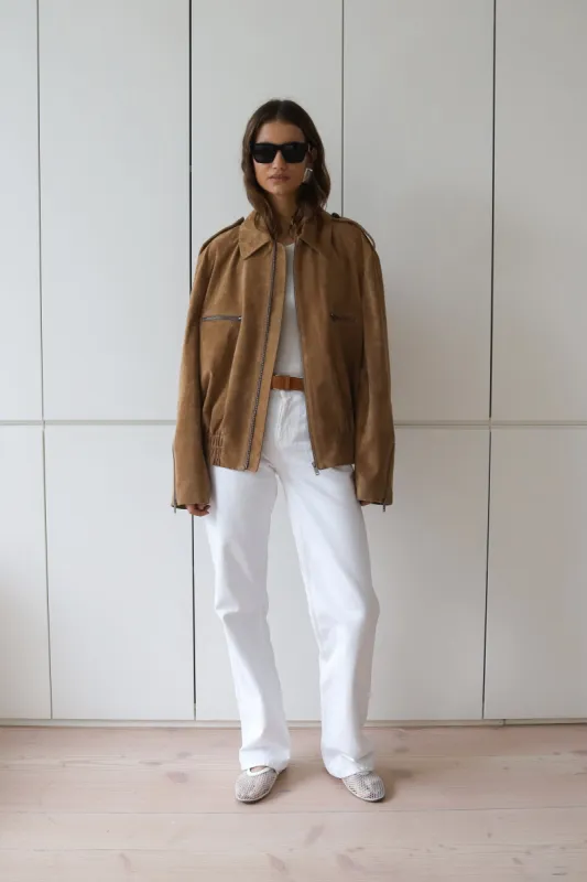 SADIE SUEDE JACKET sold by DUCIE