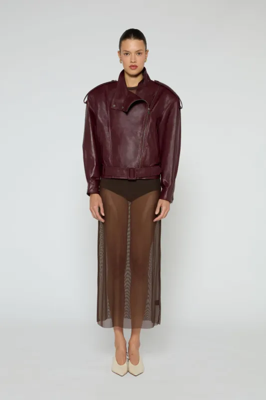 Serpa Leather Jacket sold by DUCIE