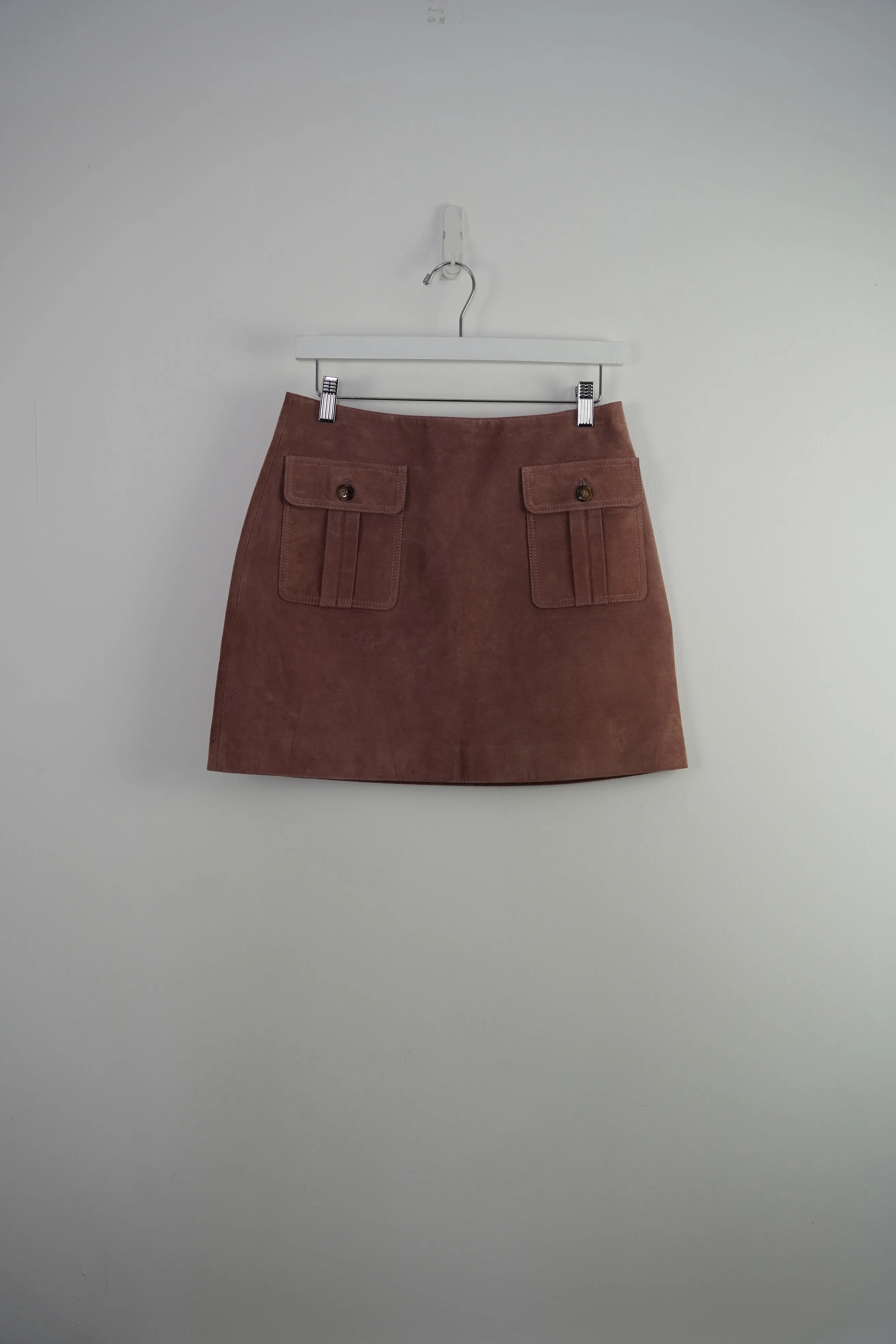 HAYLA SUEDE MINI SKIRT sold by DUCIE product image thumbnail 2
