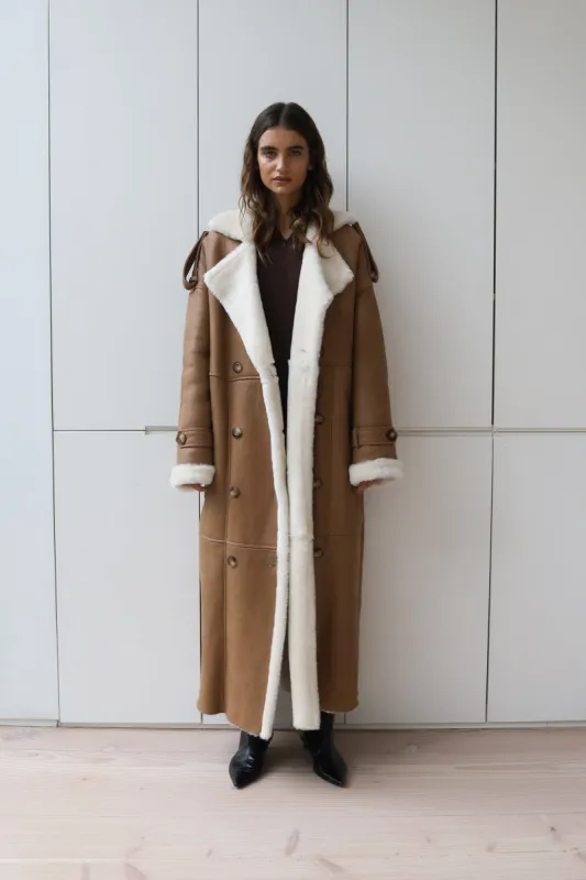 Evander Shearling Coat sold by DUCIE