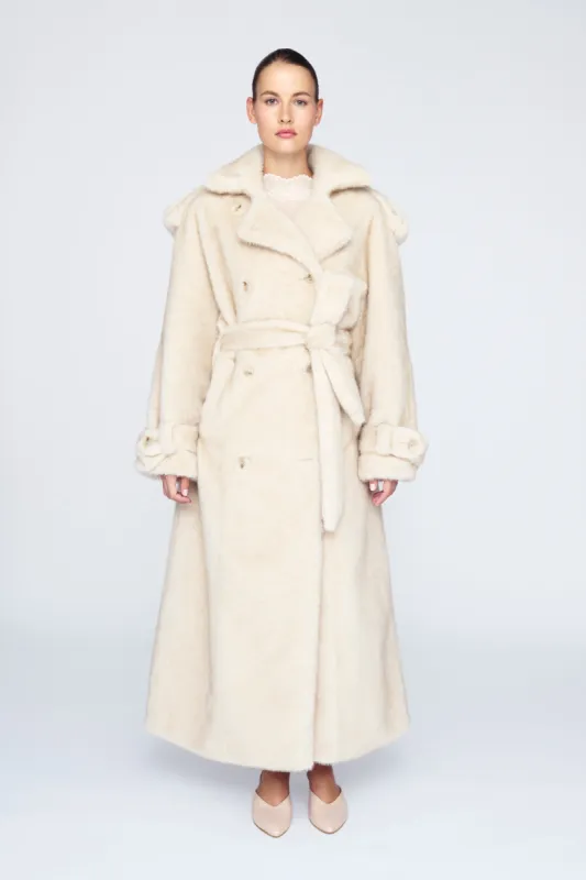 Thalia Faux Fur Coat sold by DUCIE