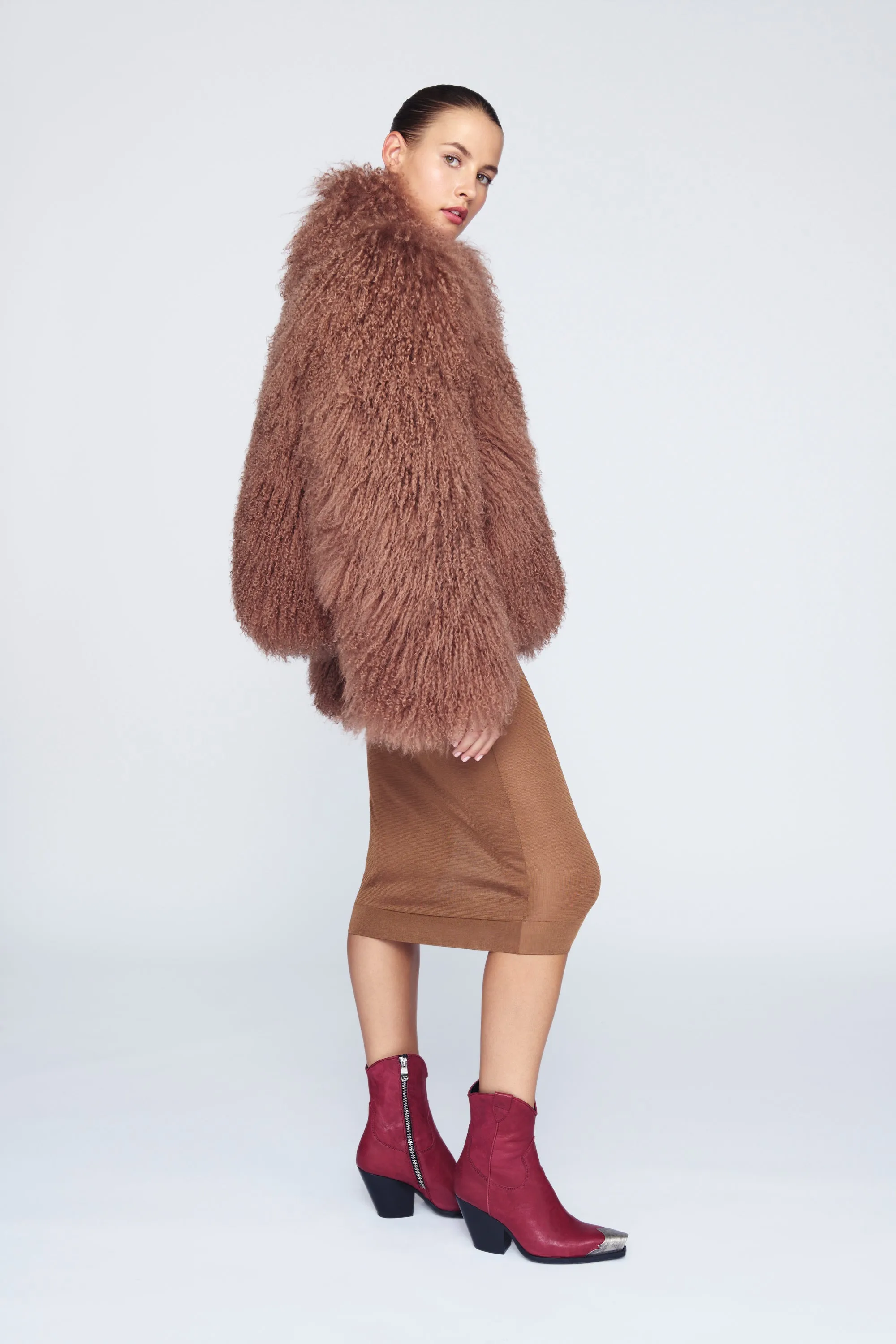 Rochelle Shearling Coat sold by DUCIE product image thumbnail 2