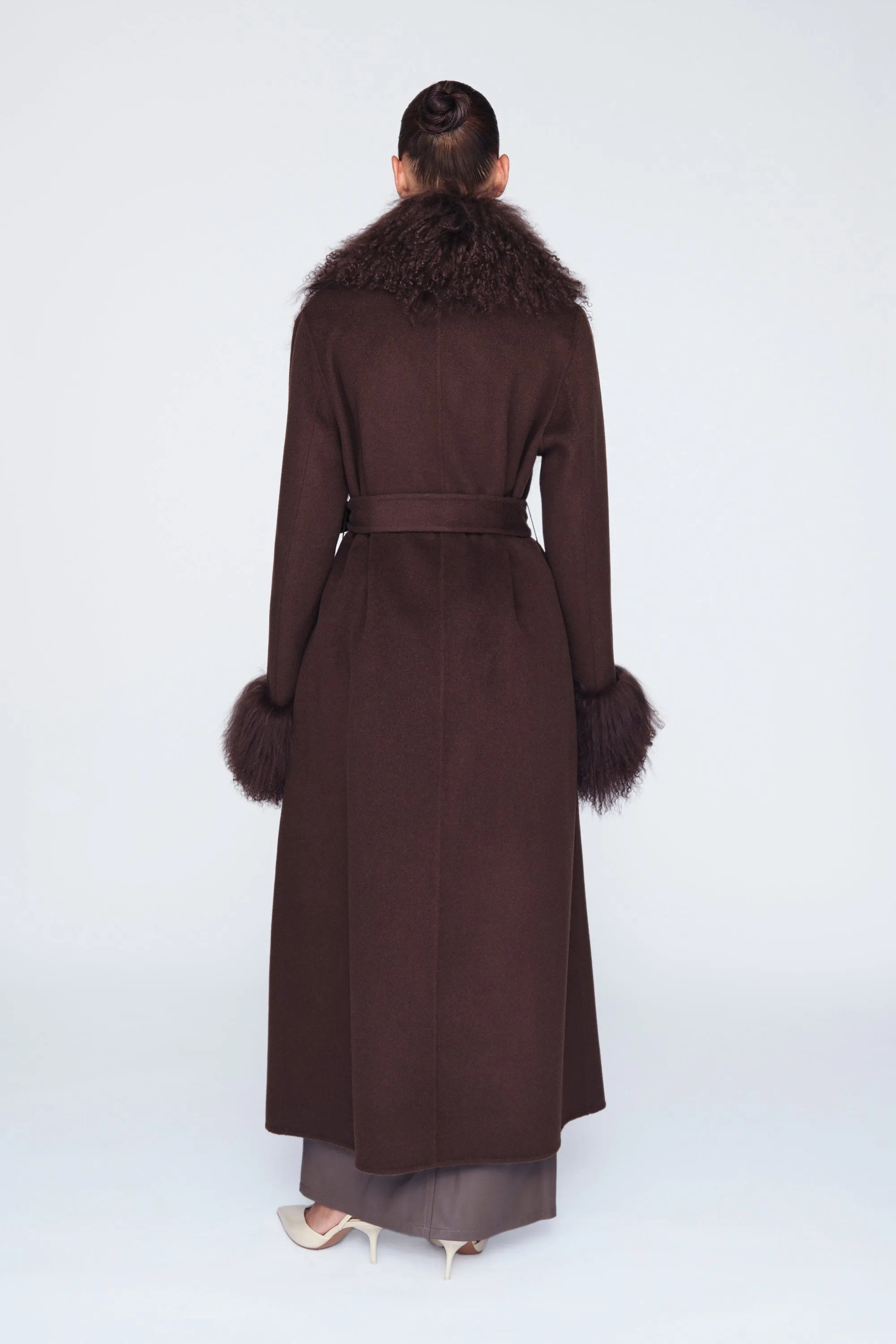 Wool Coat Lola Coat DUCIE Lola Mongolian Jacket Parallel