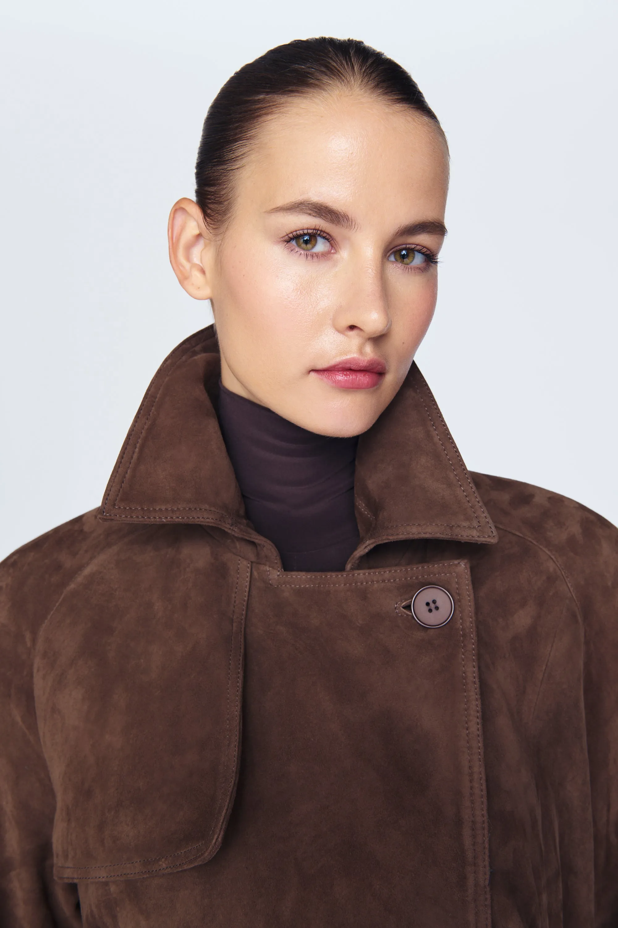 Corrin Suede Trench Coat - Pre Order sold by DUCIE product image thumbnail 5