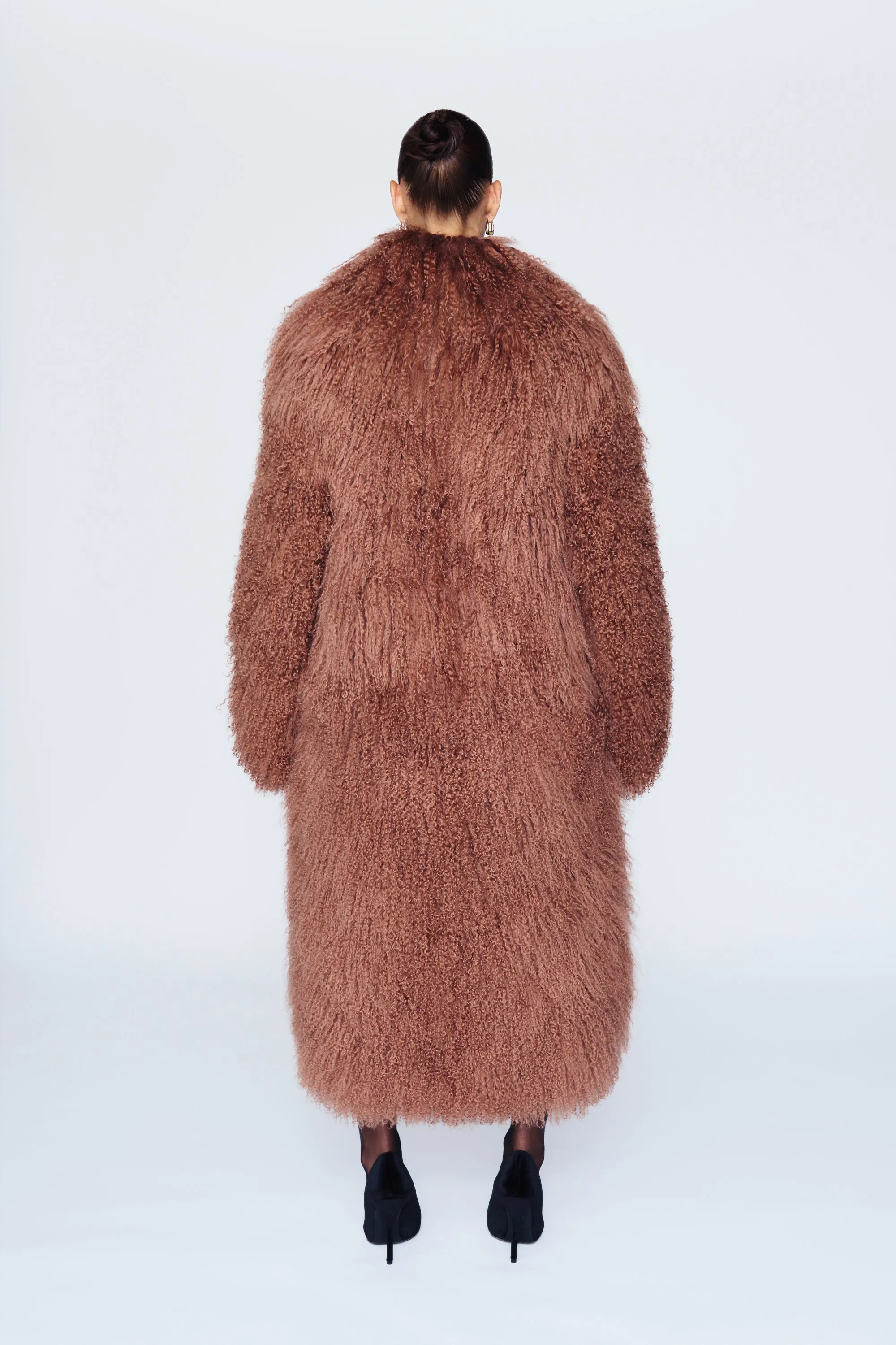 Faye Shearling Maxi Coat sold by DUCIE product image thumbnail 3