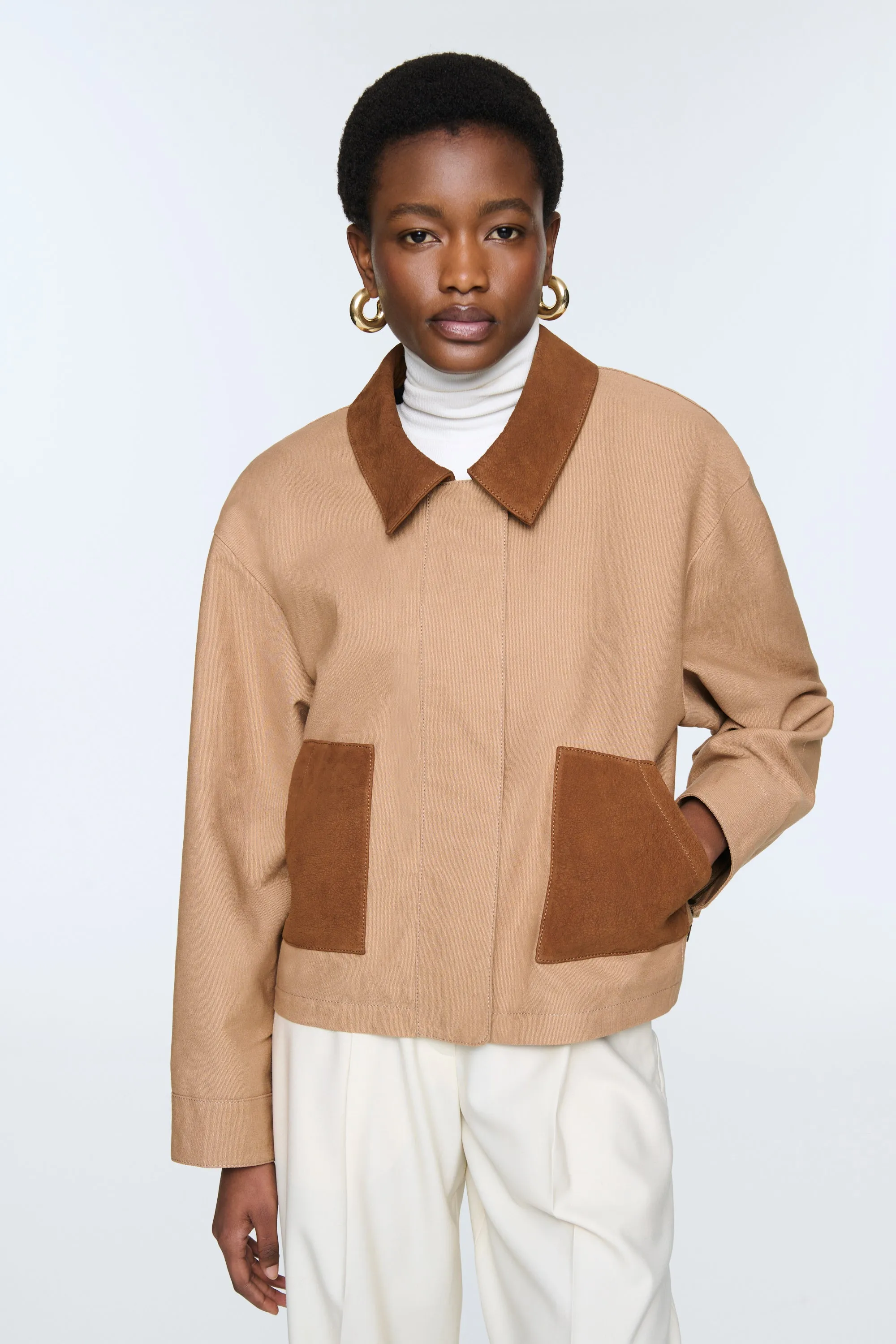 Jemima Canvas Jacket sold by DUCIE product image thumbnail 4