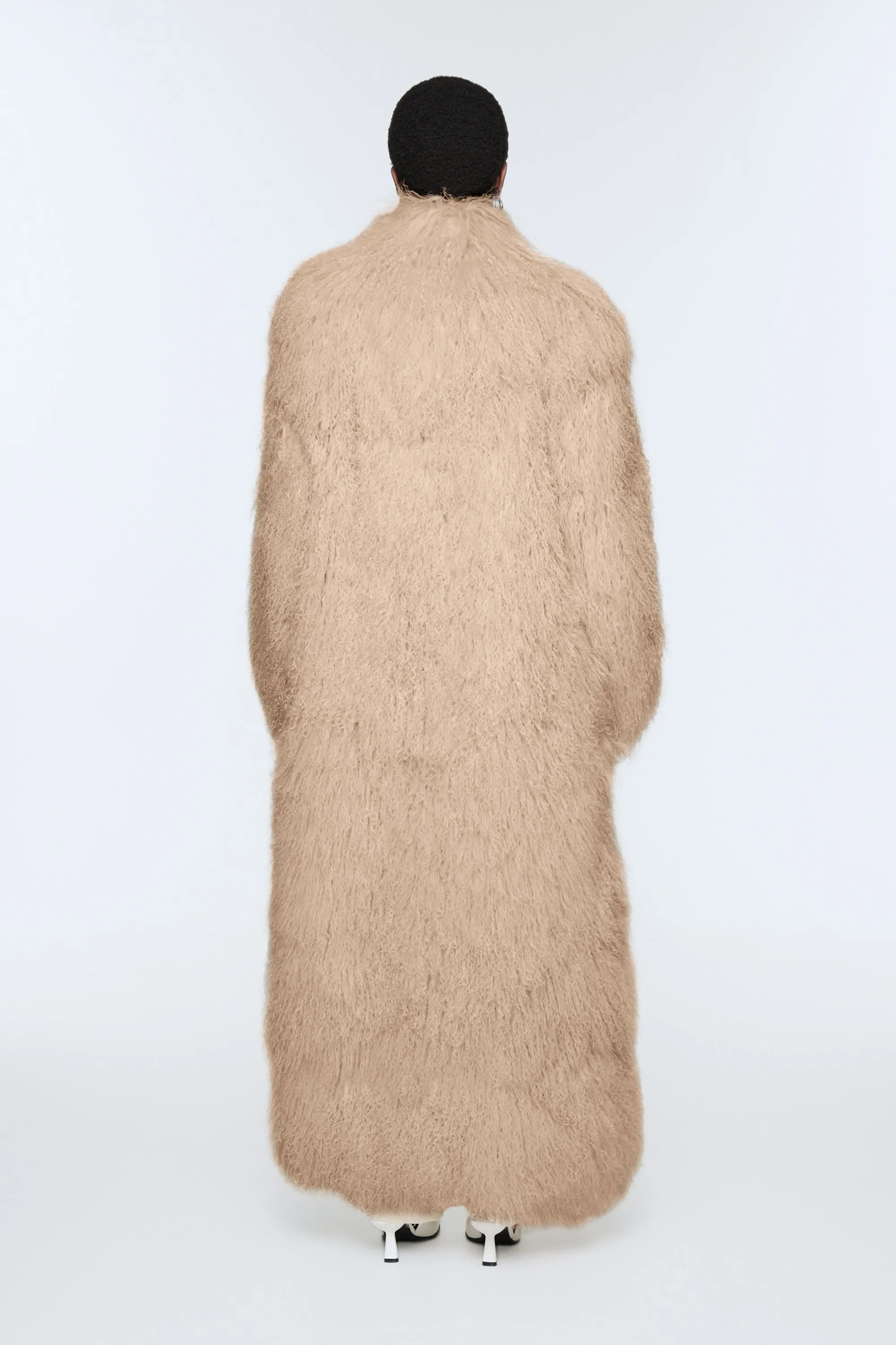 Faye Shearling Maxi Coat sold by DUCIE product image thumbnail 3