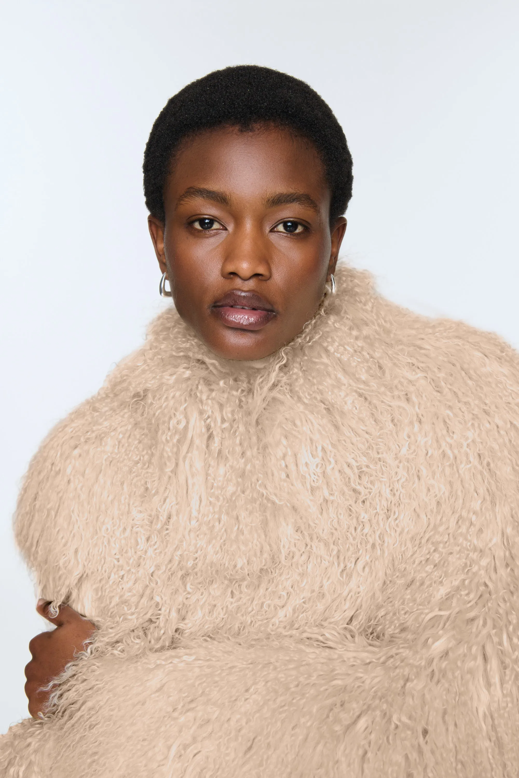 Faye Shearling Maxi Coat sold by DUCIE product image thumbnail 4