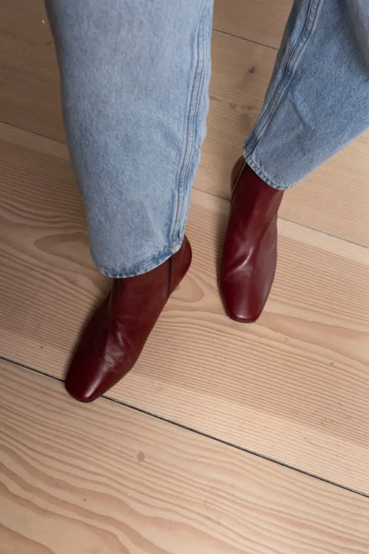 Octavia Leather Boots sold by DUCIE