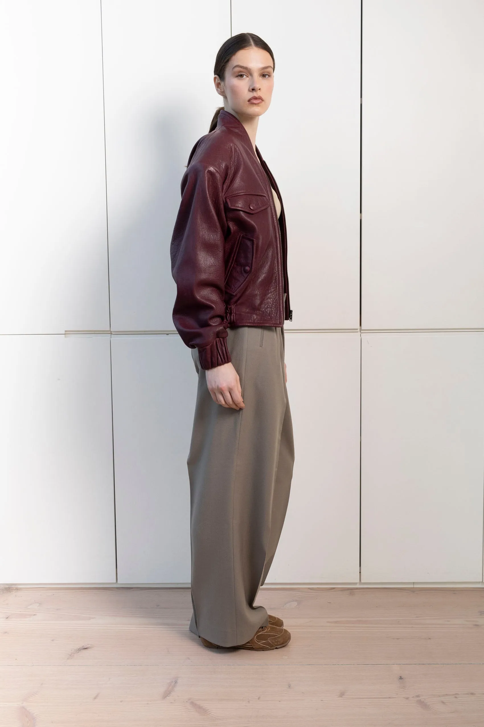 Frankie Leather Bomber sold by DUCIE product image thumbnail 2