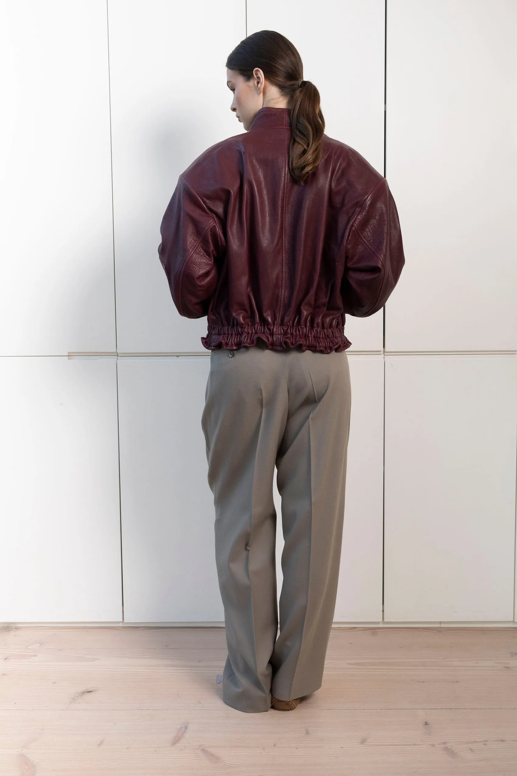 Frankie Leather Bomber sold by DUCIE product image thumbnail 4