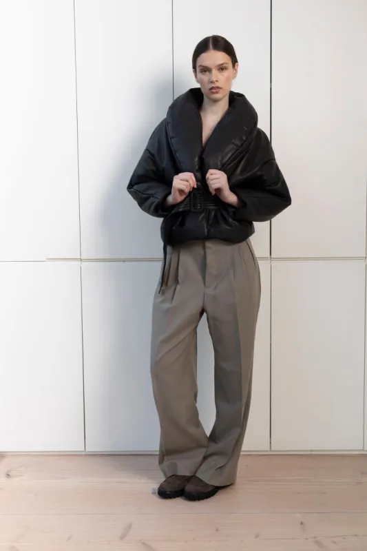 Grace Leather Jacket sold by DUCIE