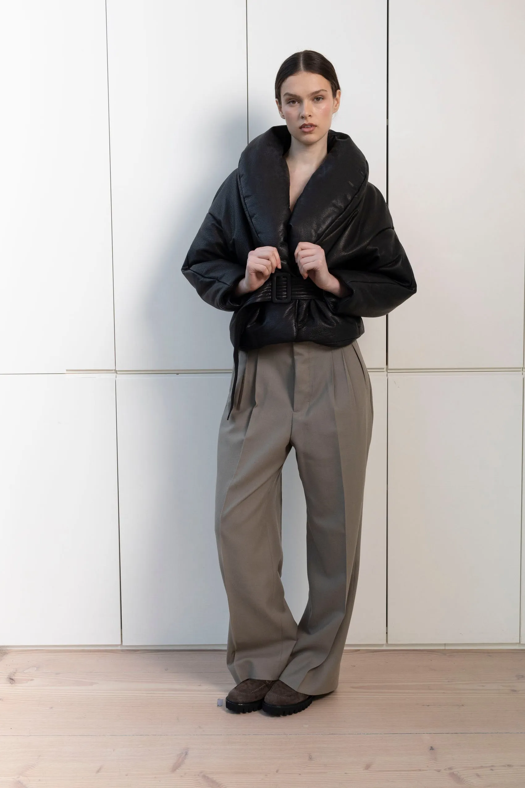 Grace Leather Jacket sold by DUCIE