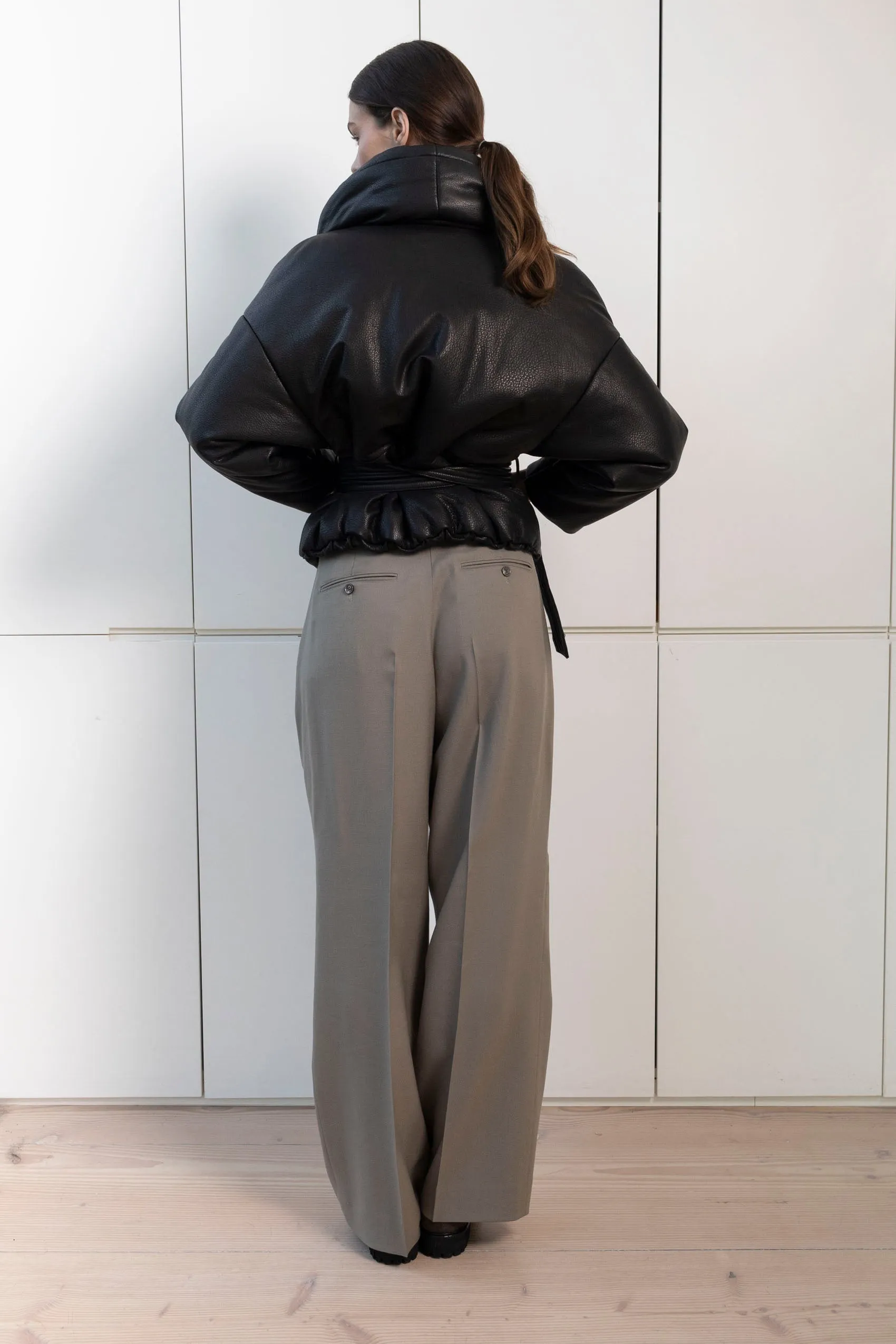 Grace Leather Jacket sold by DUCIE product image thumbnail 2