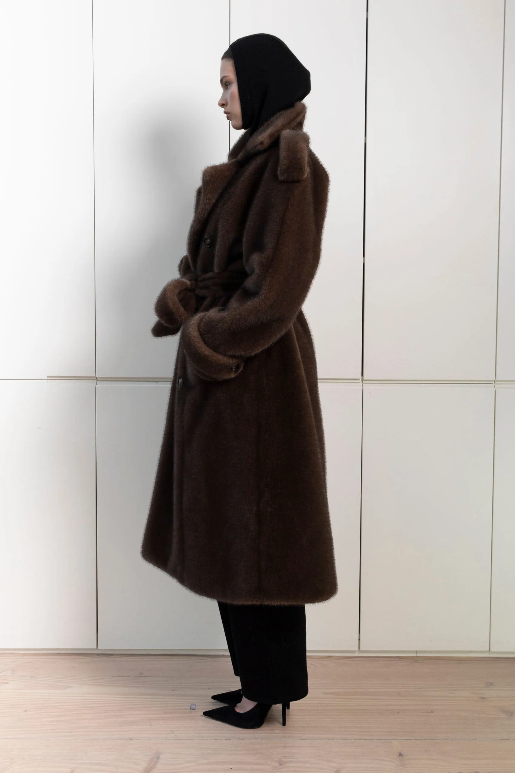 Thalia Faux Fur Coat sold by DUCIE product image thumbnail 2