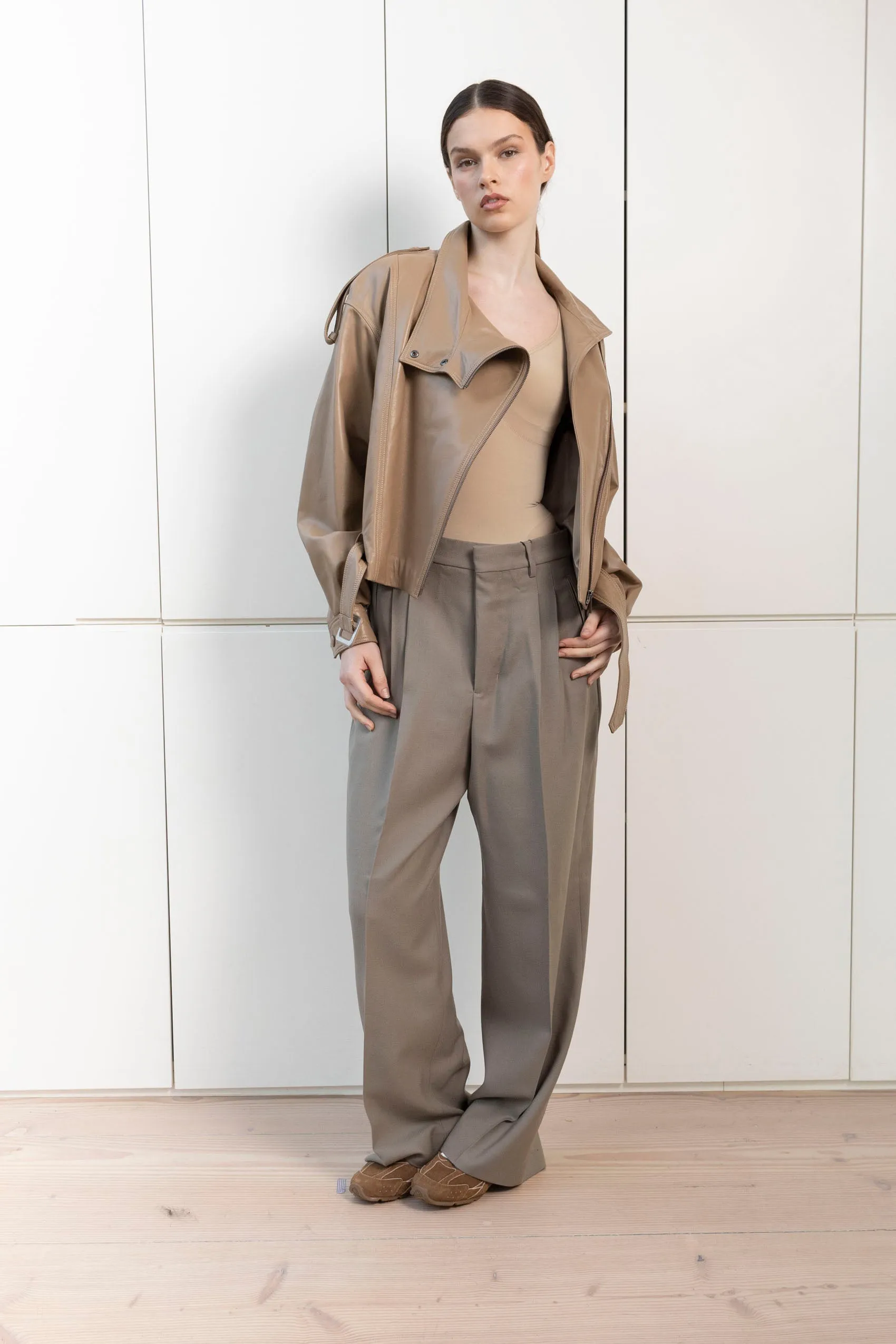 Serpa Pain Leather Jacket sold by DUCIE