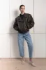 Samantha Distressed Leather Biker Jacket sold by DUCIE