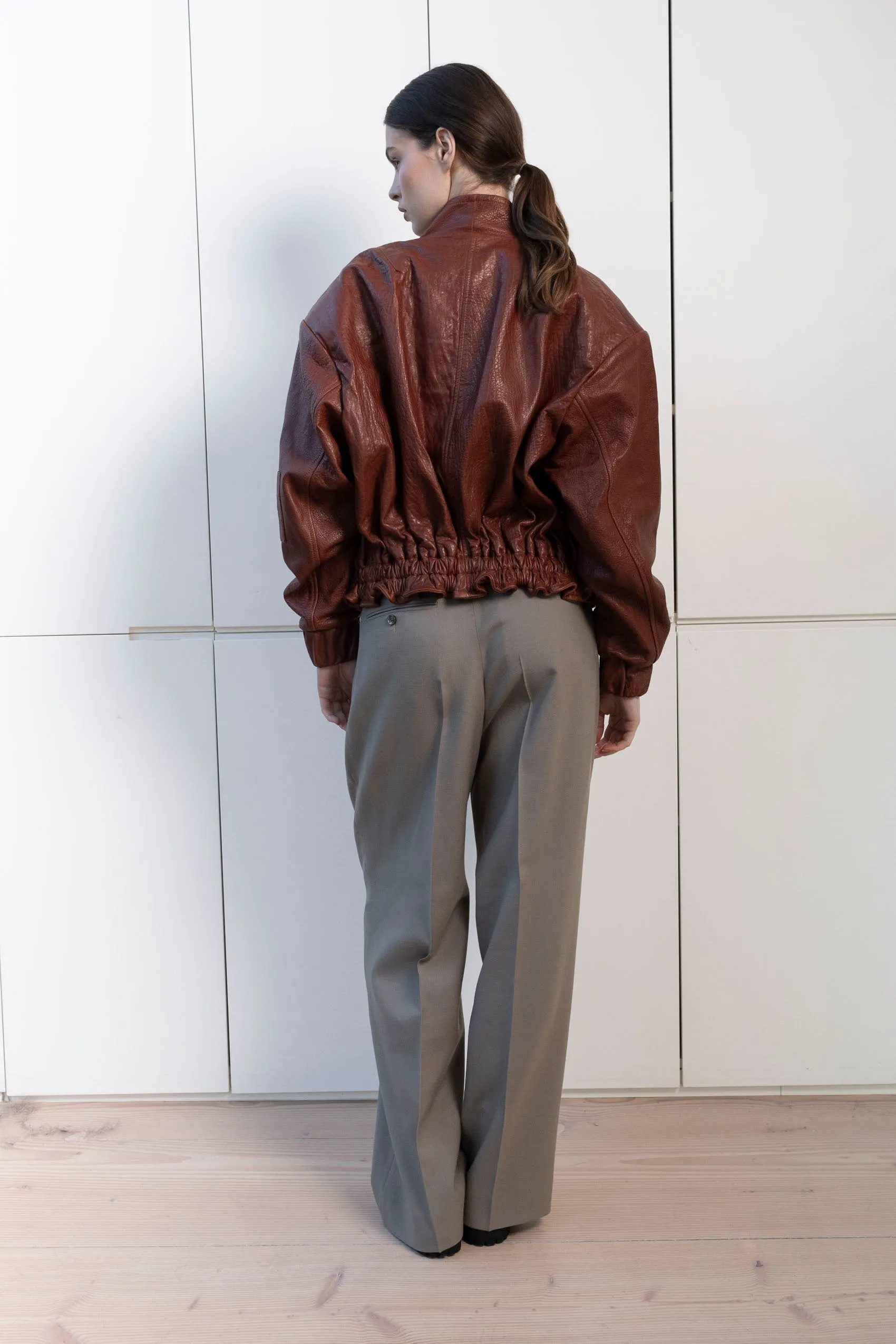 Frankie Leather Bomber sold by DUCIE product image thumbnail 2