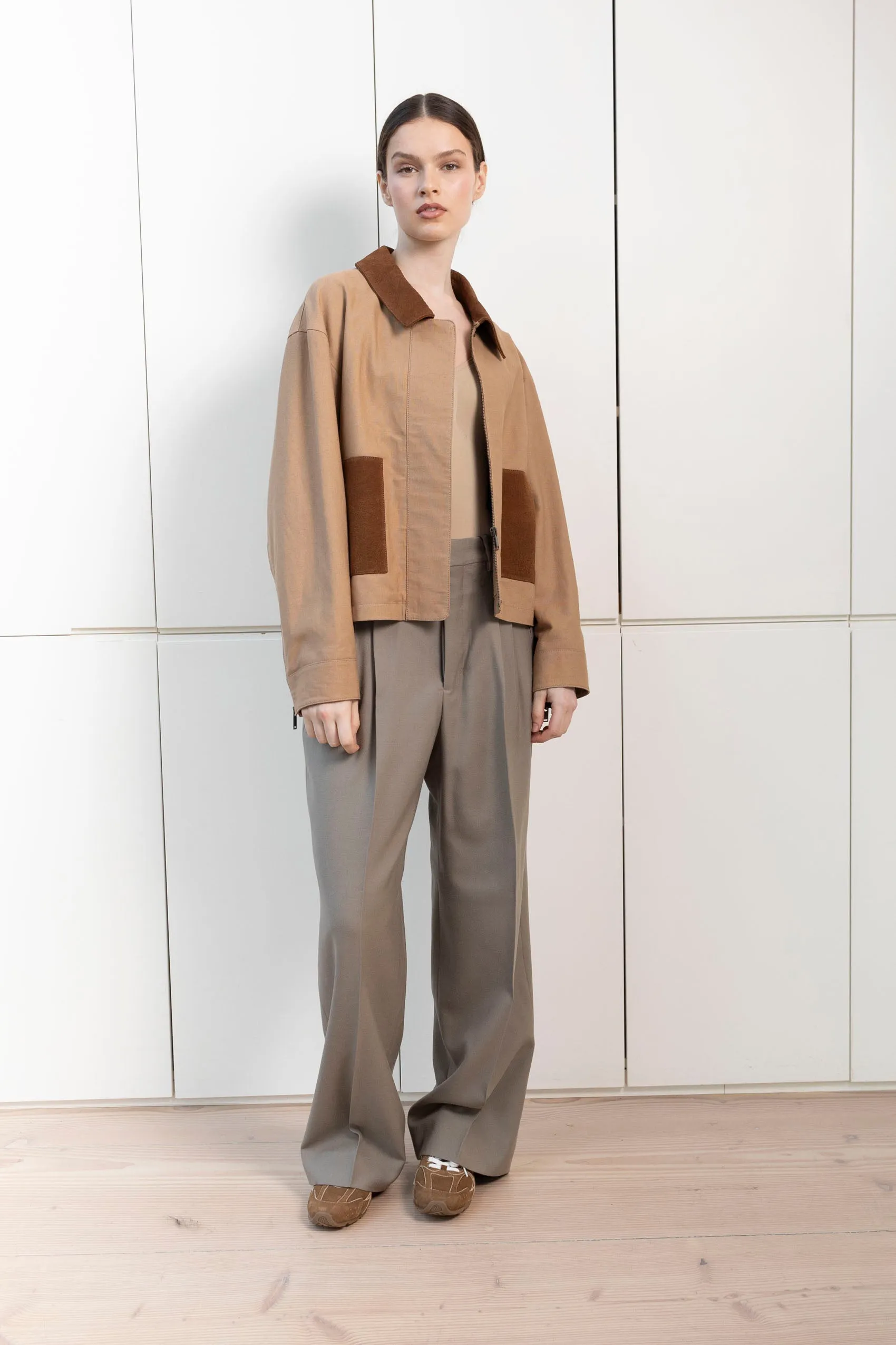 Jemima Canvas Jacket sold by DUCIE